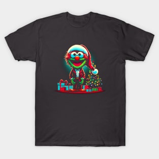 Vintage Comic-Book Muppet Christmas Tee: 1980's Retro Style Holiday Shirt T-Shirt